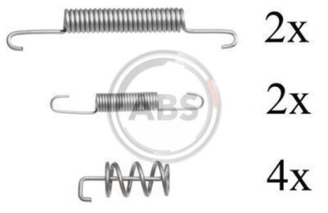 Ремкомплект тормозных колодок A.B.S. 0831Q