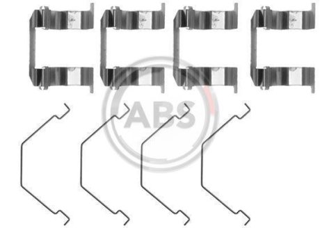 Ремкомплект тормозных колодок A.B.S. 1158Q