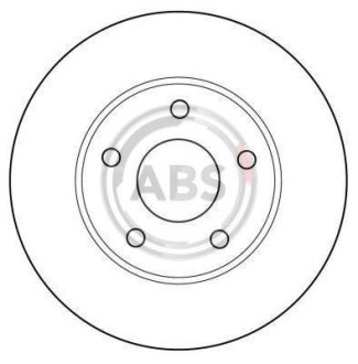 Гальмівний диск перед. Scorpio I 85-94 (260x24) A.B.S. 15788