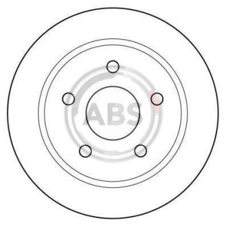 Гальмівний диск задн. Granada/Scorpio 91-95 A.B.S. 15802