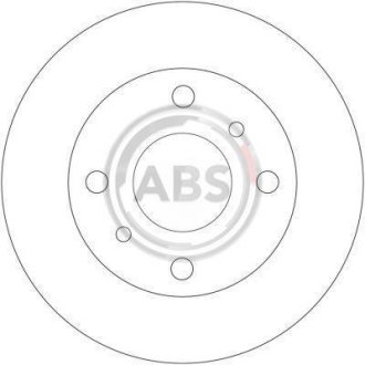 Тормозной диск перед. 200SX/Almera/G Series/Primera (88-21) A.B.S. 16063