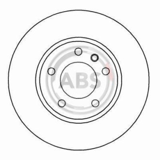 Гальмівний диск перед. Omega 94-01 A.B.S. 16263