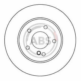 Гальмівний диск задн. W210 96-03 A.B.S. 16571