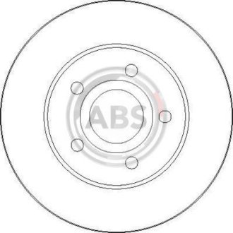 Гальмівні диски передні A.B.S. 17032