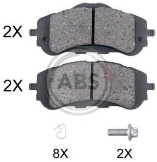 Гальмівні колодки дискові передні A.B.S. 35018