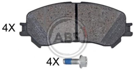 Гальмівні колодки дискові передні A.B.S. 35145