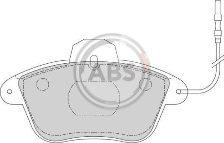 Тормозные колодки дисковые A.B.S. 366701