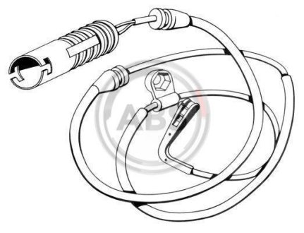 Датчик тормозных колодок A.B.S. 39578