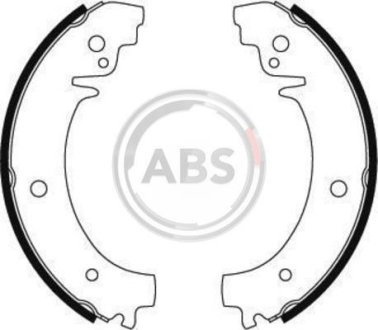 Колодка гальм. барабан. ВАЗ 2101, НИВА 2121, задн. (вир-во ABS) A.B.S. 8007
