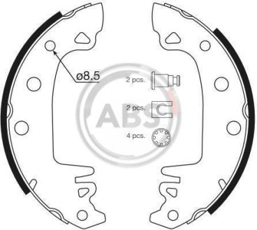 Гальмiвнi колодки барабаннi A.B.S. 8111