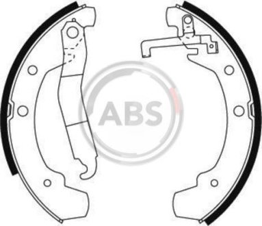 Тормозные колодки барабанные A.B.S. 8764