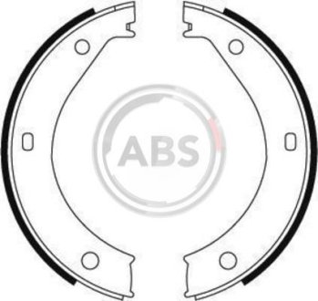 Колодки ручного тормоза BMW 5(E28,E34) 81-97/6(E24) 77-89/ 7(E38) 94-01 (ATE) A.B.S. 8805