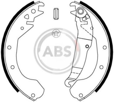 Тормозные колодки зад. Astra/Combo/Corsa/Kadett (81-03) A.B.S. 8807