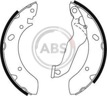 Гальмівні колодки барабанні A.B.S. 8899