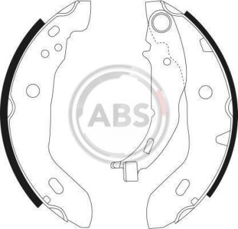 Колодки ручного тормоза W168 97-04 (TRW) A.B.S. 9041