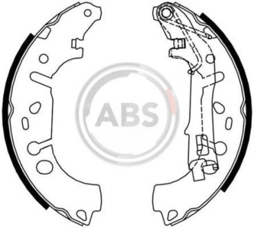 Тормозные колодки барабанные A.B.S. 9215