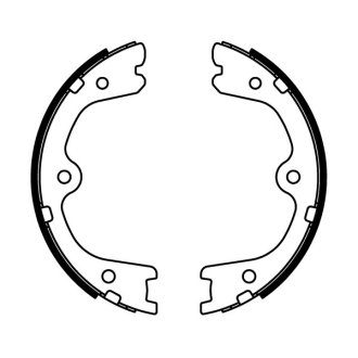 Гальмівні колодки, барабанні ABE C01064ABE