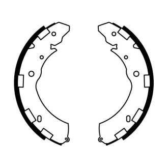 Тормозные колодки, барабанные ABE C05060ABE