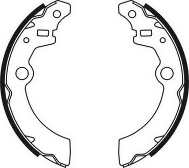 Тормозные колодки, барабанные ABE C08021ABE