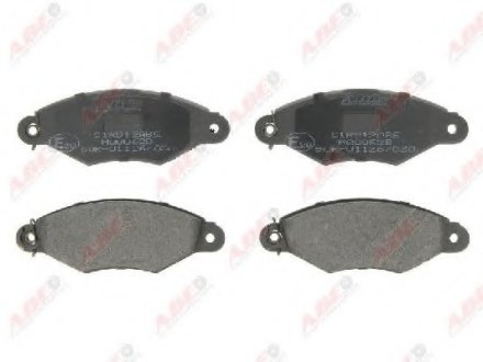 Колодки тормозные передние дисковые CITROEN Xantia 98-03,XSARA (N1) 97-05,XSARA Break (N2) 97-00,XSARA купе (N0) 98- ABE C1R012ABE