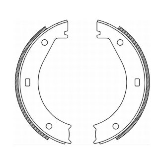 Тормозные колодки, барабанные ABE CRB005ABE