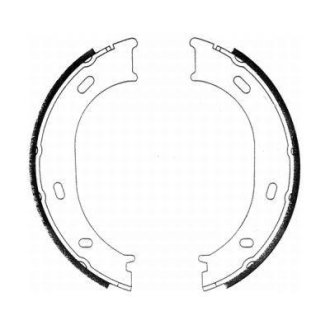 Гальмівні колодки, барабанні ABE CRM004ABE