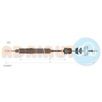 Трос сцепления ADRIAUTO 11.0137.1