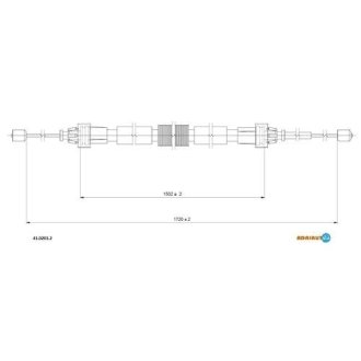 Трос зупиночних гальм ADRIAUTO 4102012