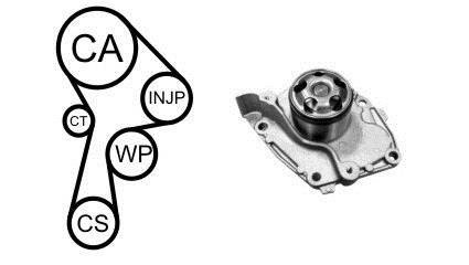Водяний насос + комплект зубчастого ременя AIRTEX WPK-190701