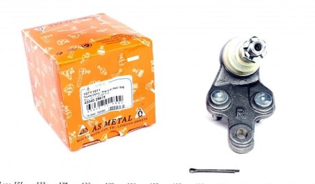 Опора шаровая (передняя/снизу/R) Lexus RX 03-08/Toyota Camry 01-11 ASMETAL 10TY1011