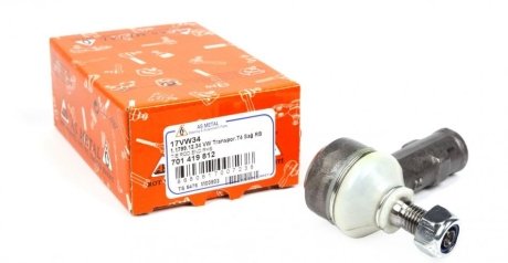 Наконечник рульової тяги (R) VW T4 -96 (d=14mm) ASMETAL 17VW34