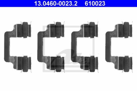 Комплект монтажний колодок ATE 13.0460-0023.2