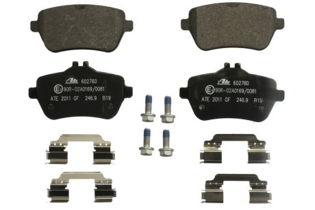 Тормозные колодки зад. MB (C217), S (W222, V222, X222), SL (R231) 2.1DH-4.7 01.12- ATE 13.0460-2780.2