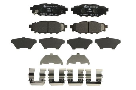 Комплект гальмівних колодок з 4 шт. дисків ATE 13.0460-5669.2