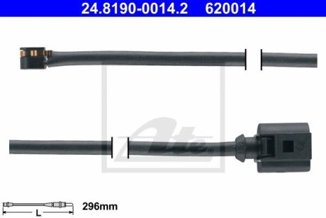 Датчик зносу колодок гальмівних ATE 24.8190-0014.2