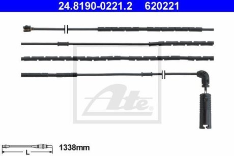 Датчик зносу колодок гальмівних ATE 24.8190-0221.2