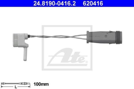 Датчик зносу колодок гальмівних ATE 24.8190-0416.2