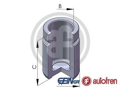 Поршень задн. супорта Mercedes A (W169), B Sports Tourer (W245), Vaneo (414) 1.5-2.0D 02.02-06.12 AUTOFREN D025562