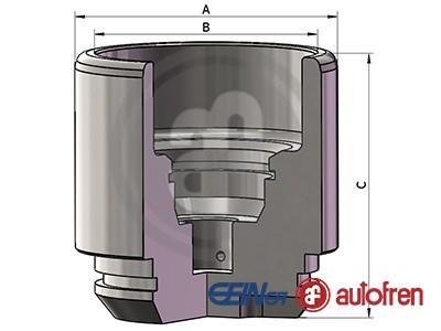 Поршень суппорта AUTOFREN D025691