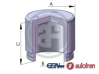 Поршень супорта перед CIVIC/PICANTO/i10 (51х44,15мм) 79- AUTOFREN D02572