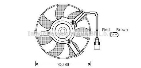 Вентилятор AVA COOLING AI7516