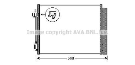 Радіатор кондиціонера AVA AVA COOLING BWA5377D