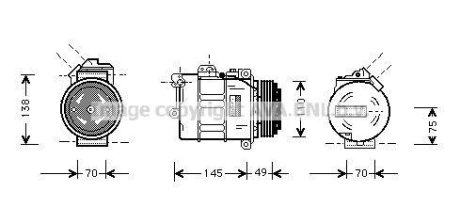 Компресор AVA COOLING BWAK237