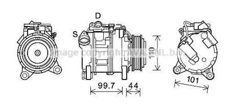 Компресор AVA COOLING BWAK493