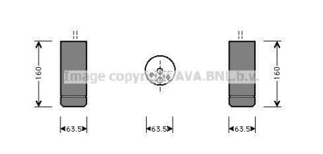 Осушувач кондиціонера AVA COOLING BWD063 (фото 1)