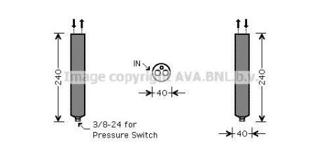 Осушитель кондиционера AVA AVA COOLING DND267