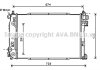 Радіатор охолодження двигуна AVA COOLING DW2135 (фото 2)