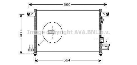 Радіатор кондиціонера AVA AVA COOLING DW5061D