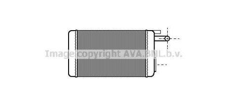 Радіатор обігрівача 155/TIPO/TEMPRA incl valv (Ava) AVA COOLING FTA6106