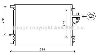 Радіатор кодиціонера AVA COOLING HY5280D